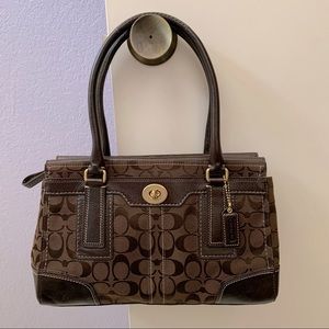 COACH Hampton C Signature Carryall